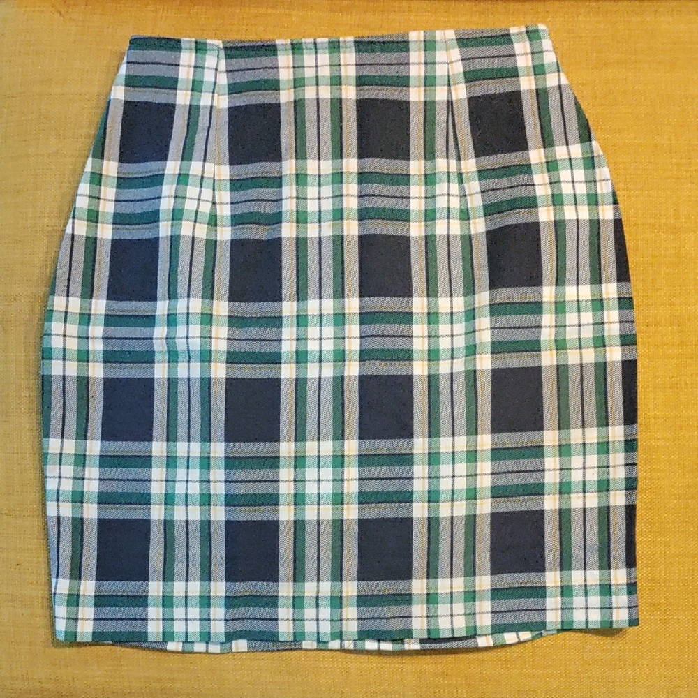 ✨ 4/$15 The Limited Blue and White Mini Pencil Skirt for Casual Work